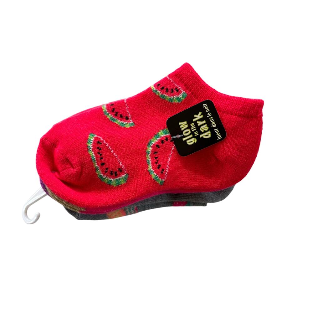 Glow in the Dark Printed Socks - 4 Pairs Bundle